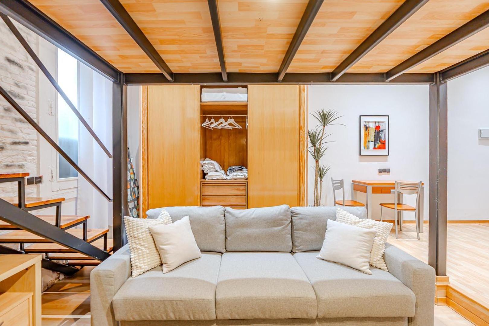 شقة Increible Loft A 5 Min Del Retiro & Wizink مدريد المظهر الخارجي الصورة