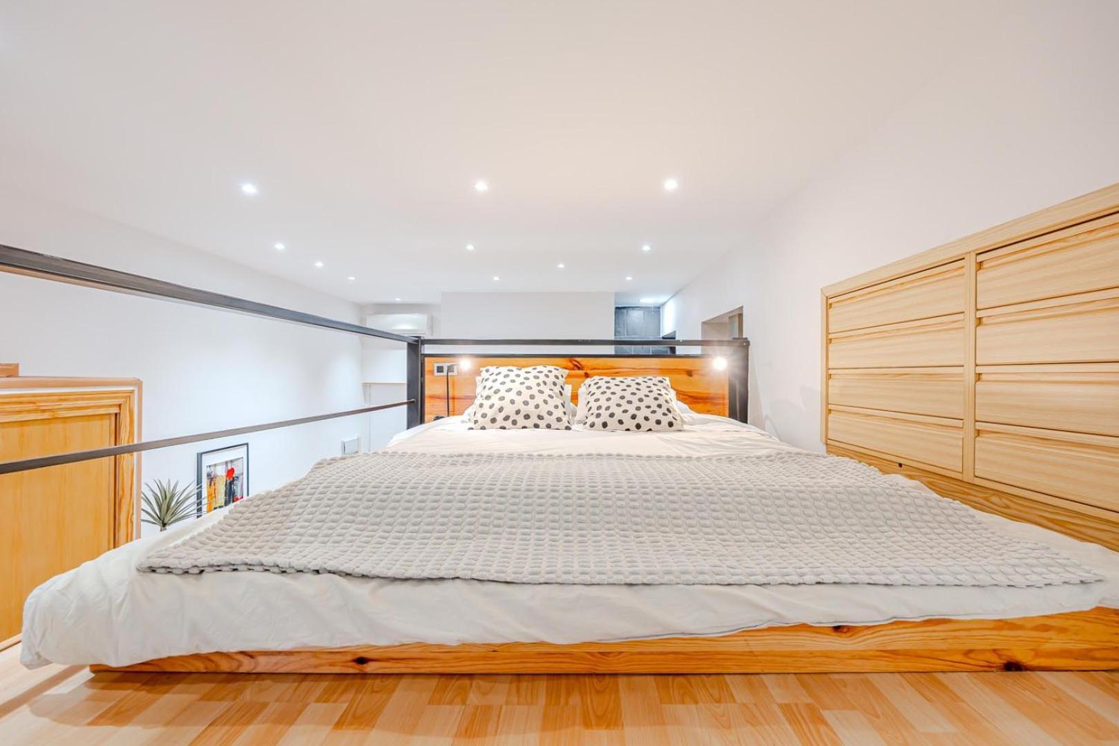 شقة Increible Loft A 5 Min Del Retiro & Wizink مدريد المظهر الخارجي الصورة