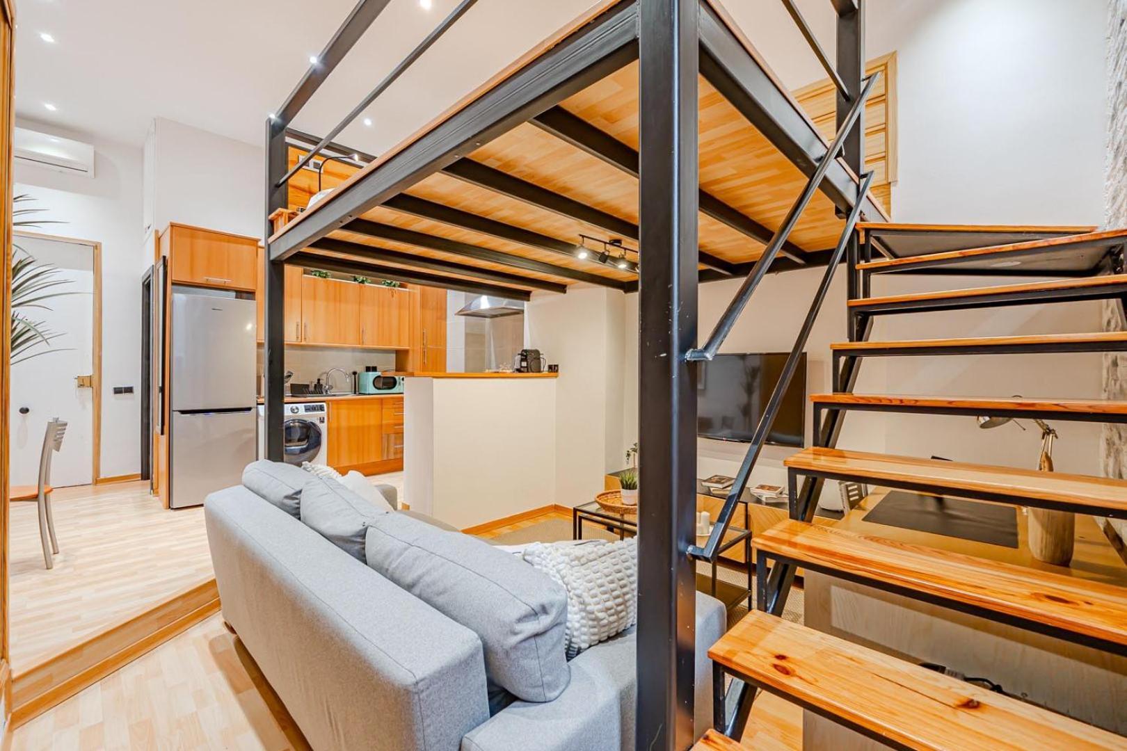 شقة Increible Loft A 5 Min Del Retiro & Wizink مدريد المظهر الخارجي الصورة