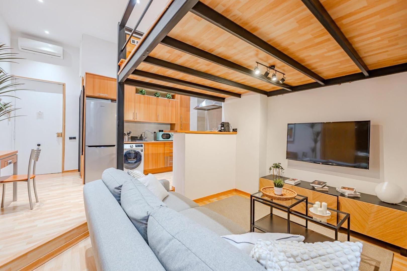 شقة Increible Loft A 5 Min Del Retiro & Wizink مدريد المظهر الخارجي الصورة